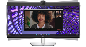 Dell P3424WEB Curved Video Conferencing 34" WQHD IPS Monitor with 2K QHD Webcam, HDMI, DP, USB, USB Type-C and Ethernet | Eid Offers