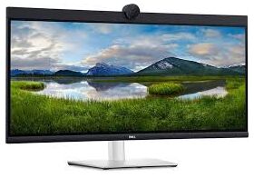 Dell P3424WEB Curved Video Conferencing 34" WQHD IPS Monitor with 2K QHD Webcam, HDMI, DP, USB, USB Type-C and Ethernet | Eid Offers